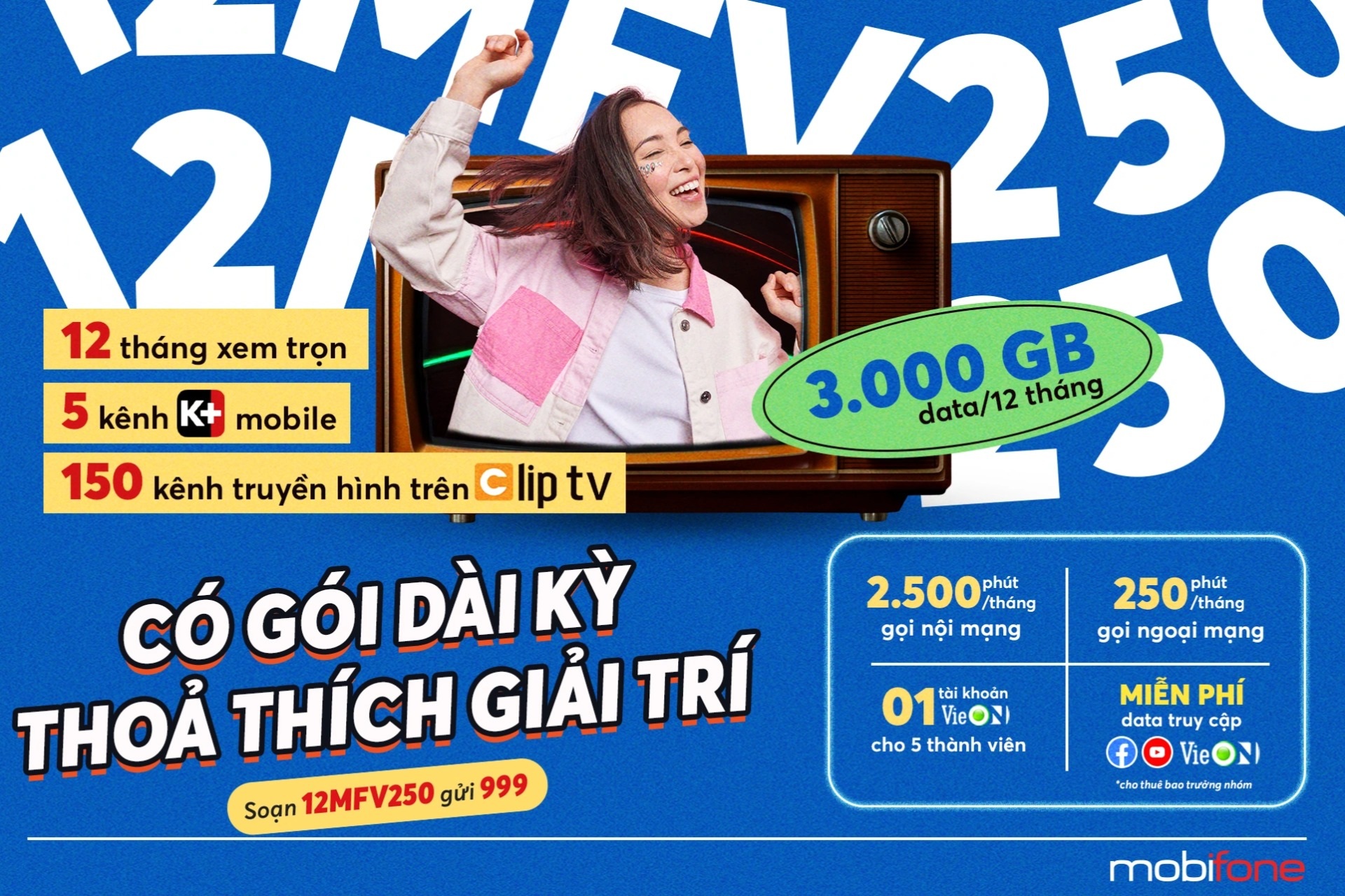 MobiFone tung ưu đãi cho khách hàng gia hạn gói cước