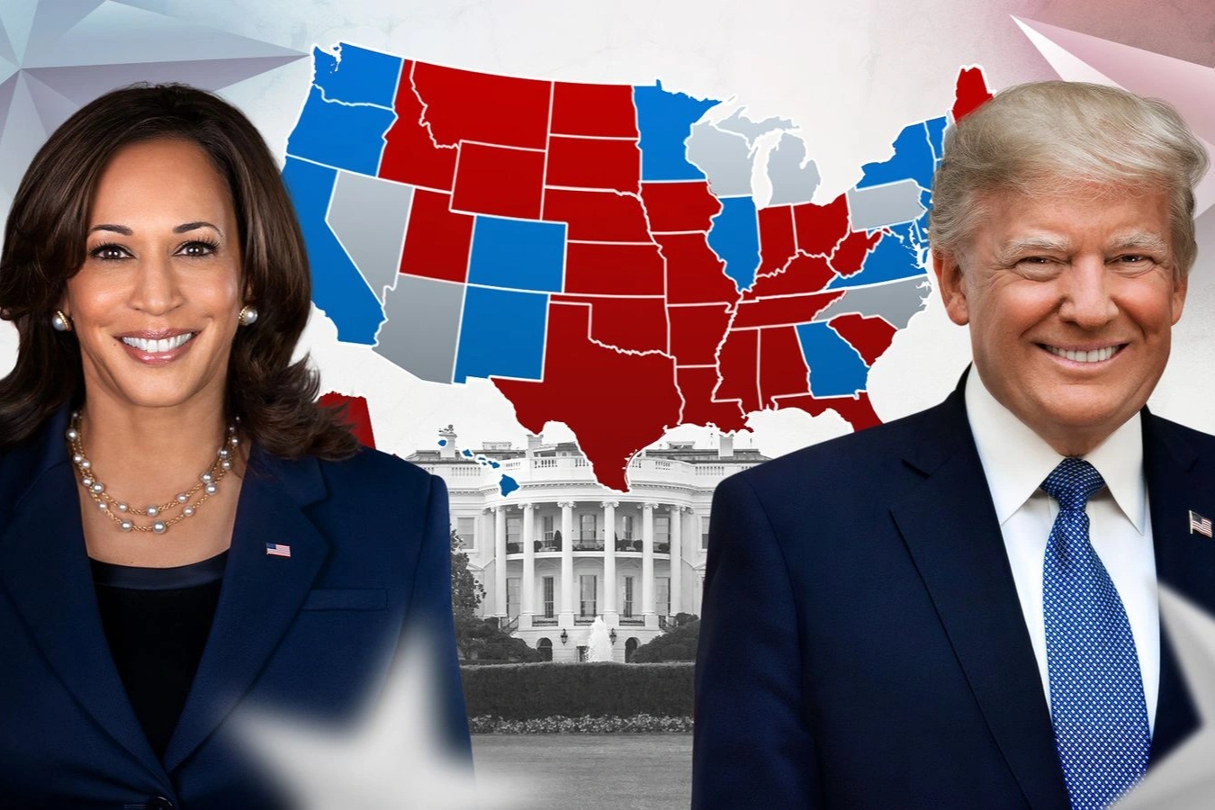 Ông Trump, bà Harris vận động tranh cử những giờ cuối cùng