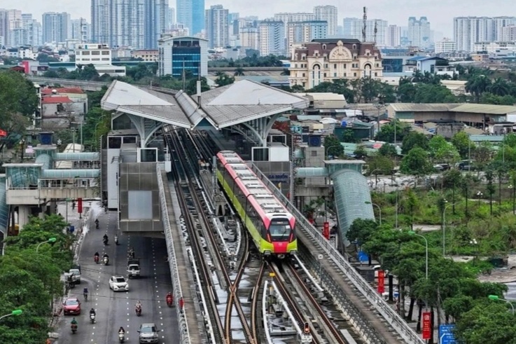 Tạm dừng tàu điện Nhổn - Cầu Giấy để tổ chức lễ vận hành thương mại