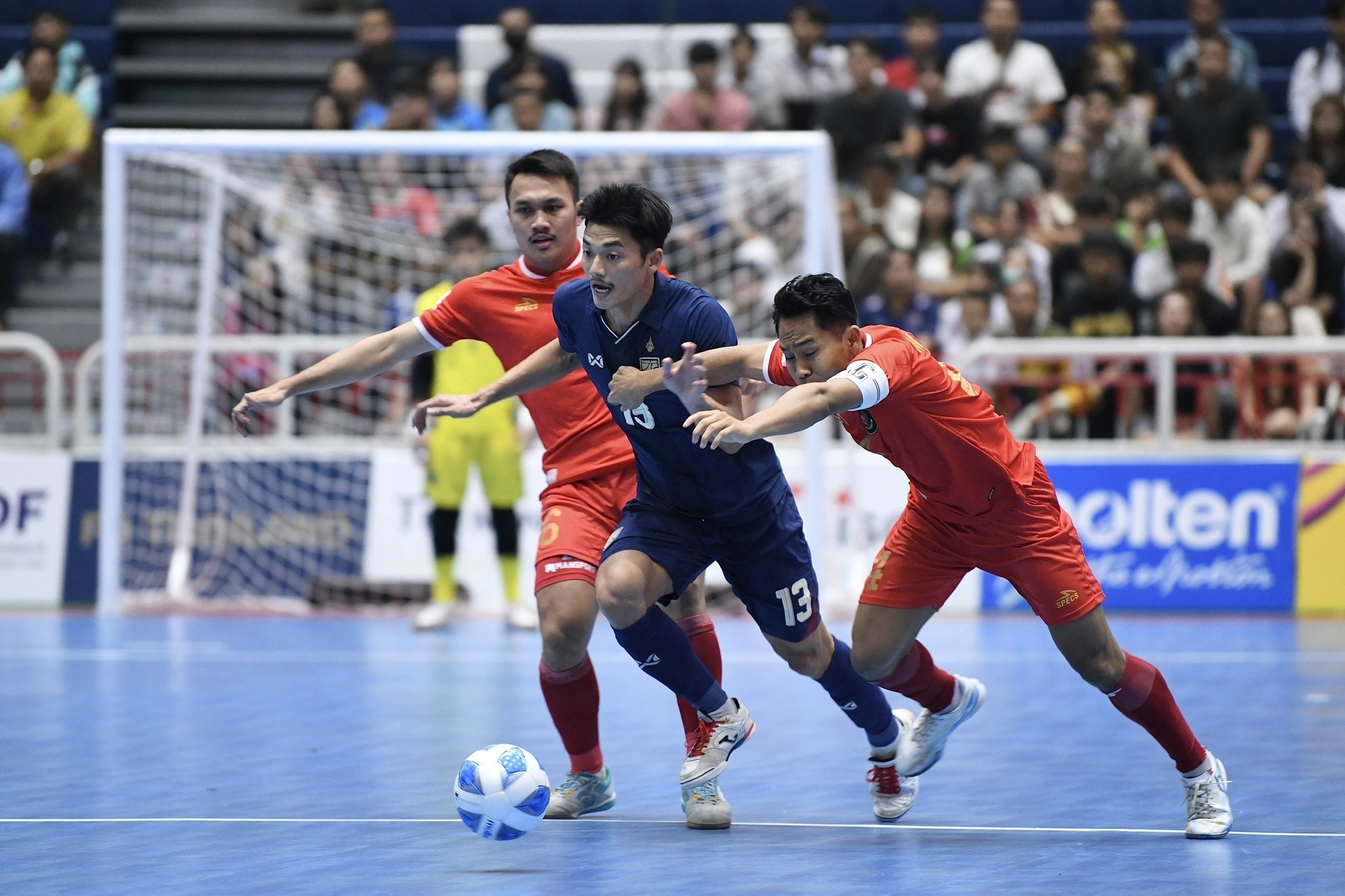 Đội tuyển futsal Indonesia gây sốc khi thắng đậm chủ nhà Thái Lan