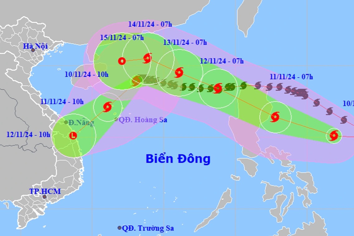 Bão Toraji và Yinxing ảnh hưởng thế nào đến vùng biển và đất liền nước ta?