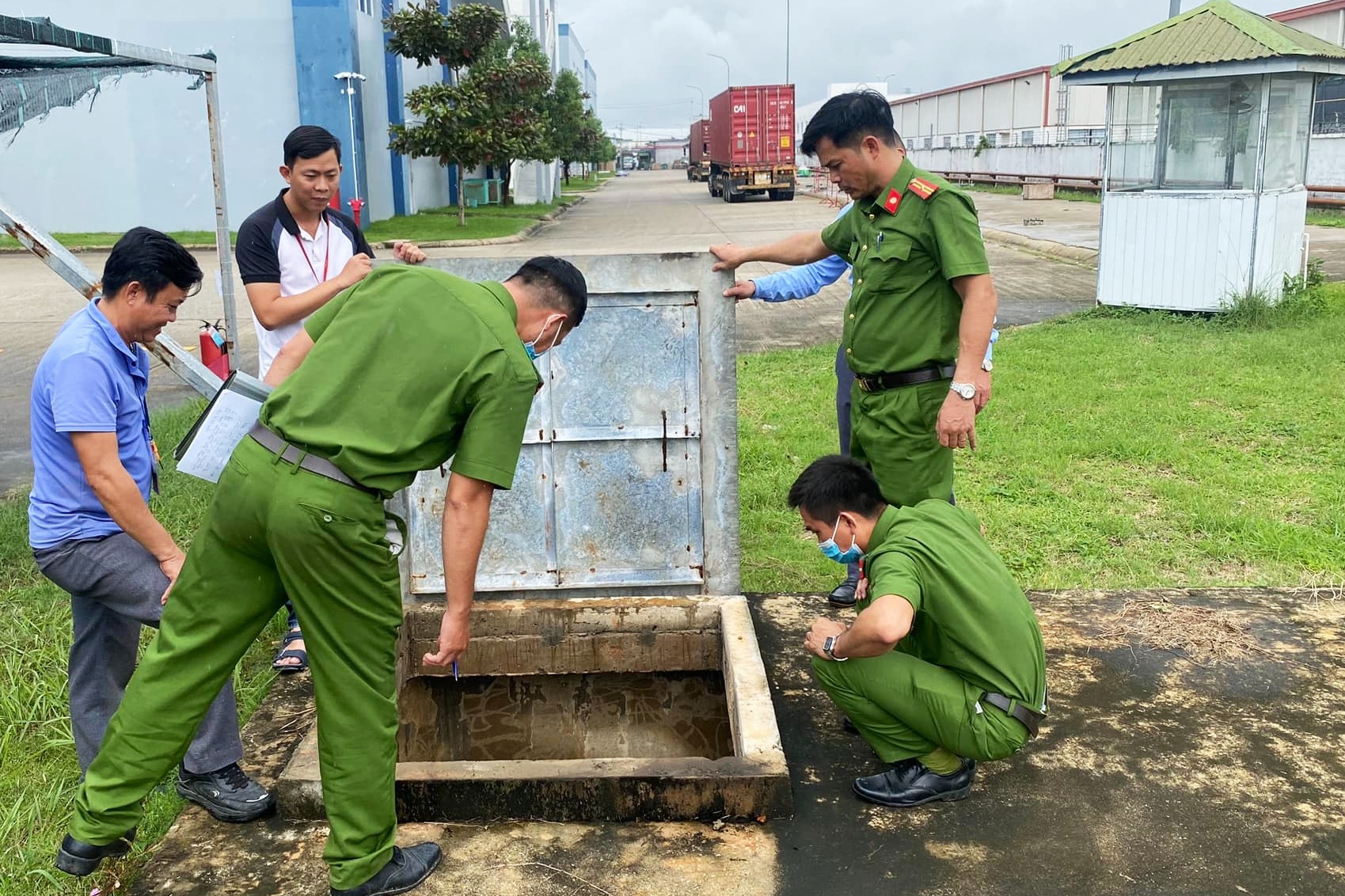 Công an xác minh tin "người chết trong bể nước khu công nghiệp"