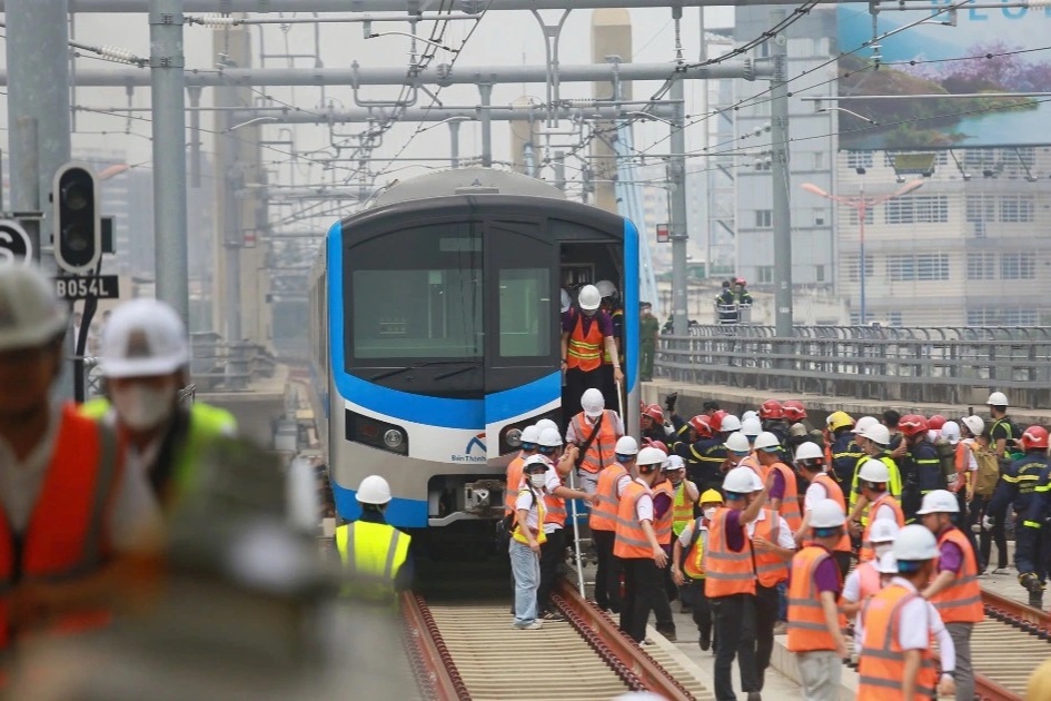 Metro số 1 đã đạt 100% khối lượng thi công