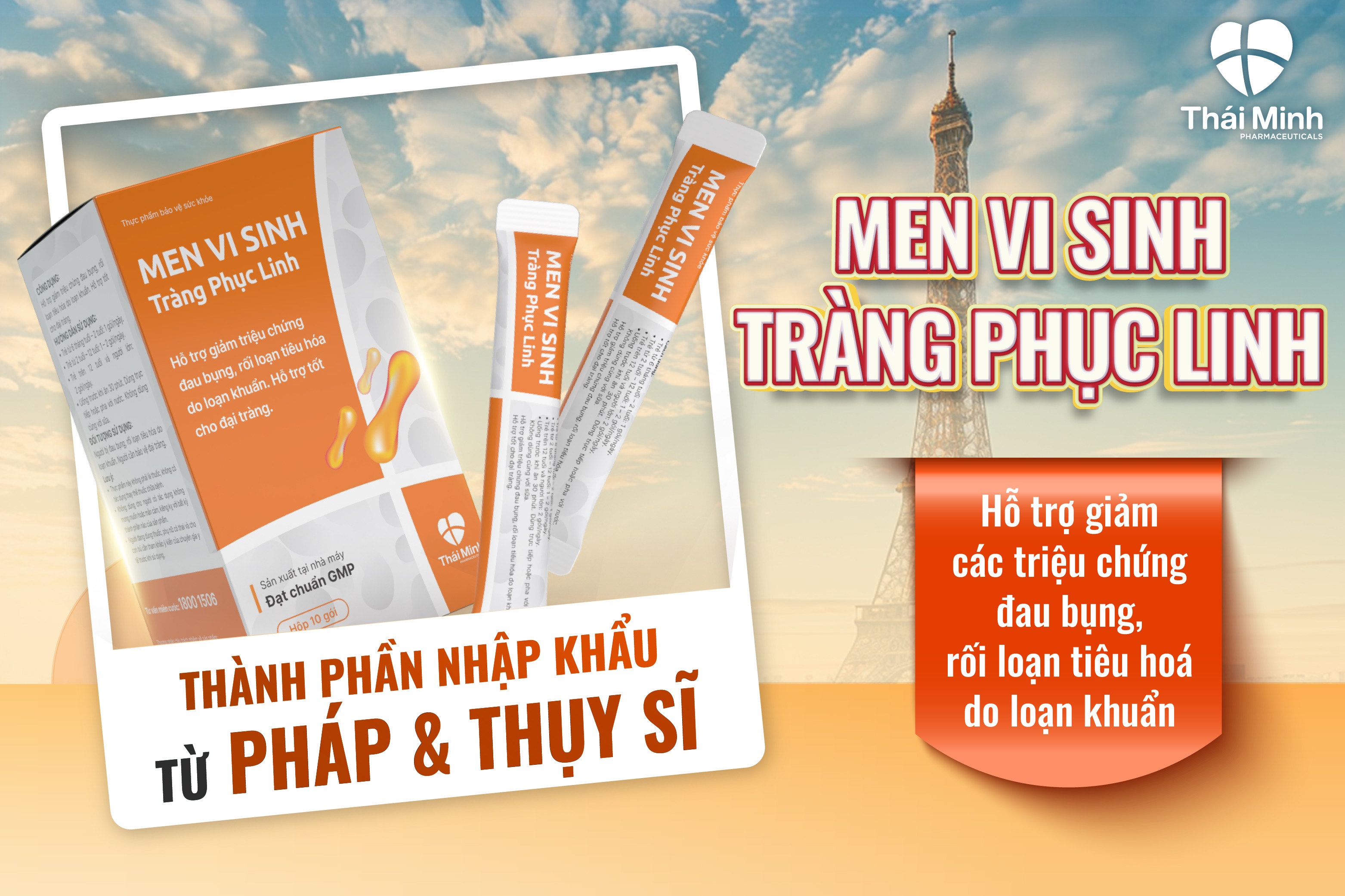 Dược phẩm Thái Minh ra mắt men vi sinh Tràng Phục Linh