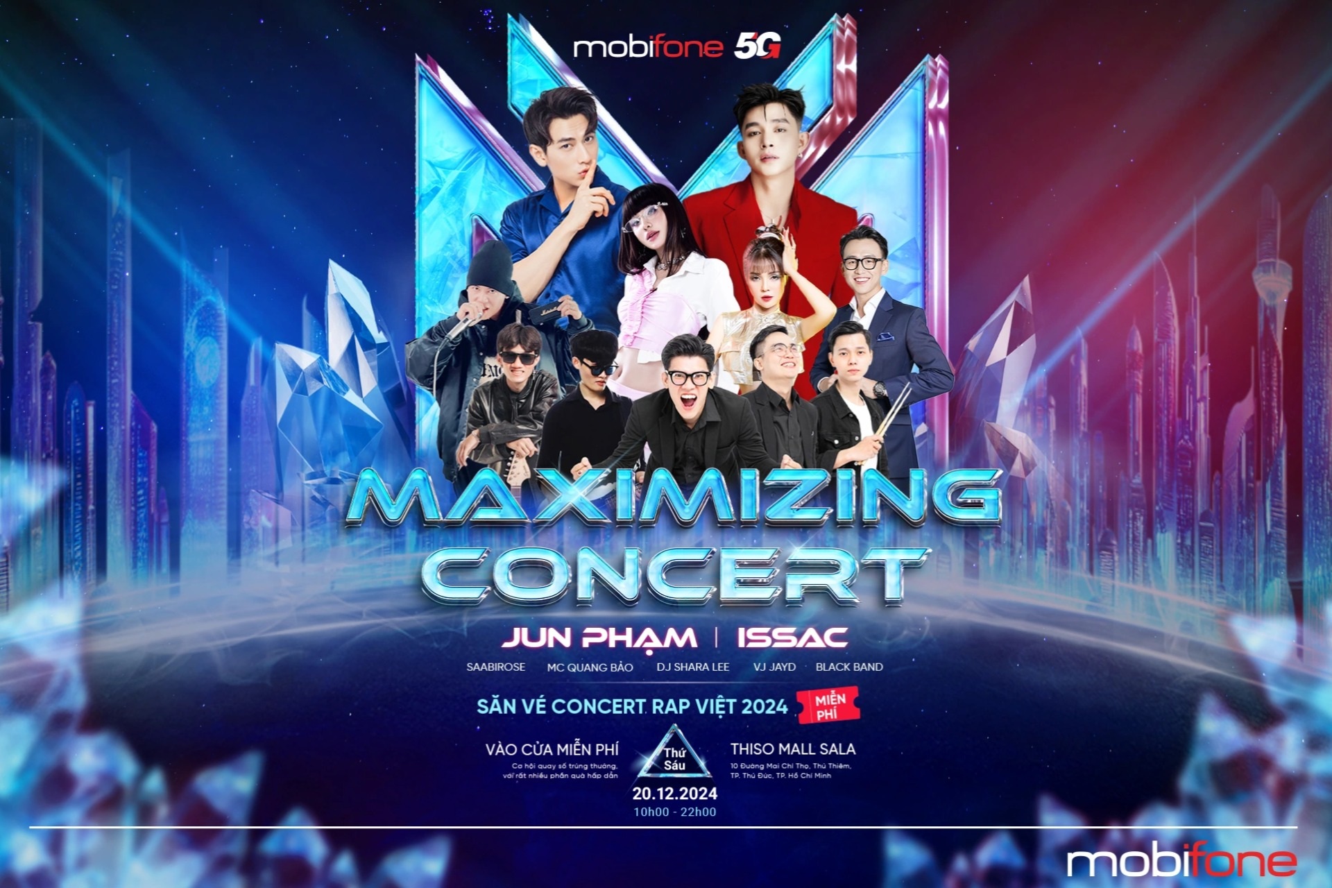 Sự kiện âm nhạc Maximizing Concert của MobiFone: Nâng tầm trải nghiệm khách hàng