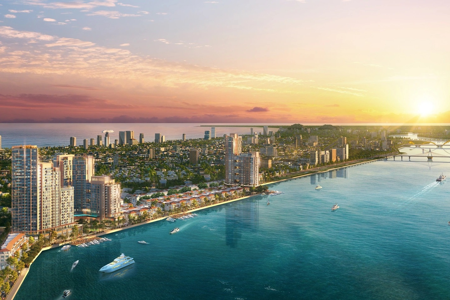 Sức hút của những tòa tháp The Symphony kiêu hãnh giữa lòng đô thị biển Đà Nẵng