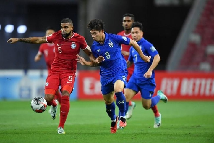 Singapore 1-0 Thái Lan (hiệp 1): Siêu phẩm cháy lưới, cú sốc từ sớm