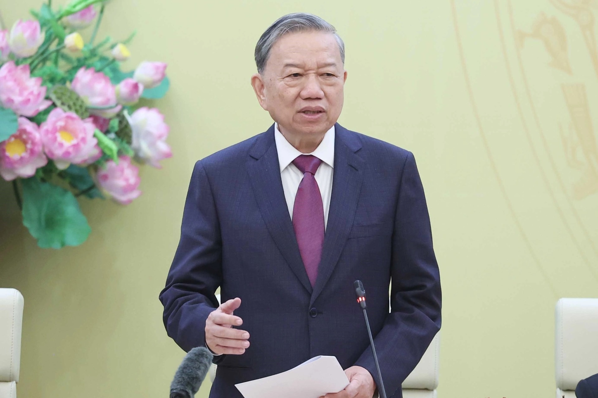 Tổng Bí thư Tô Lâm dự Hội nghị Đảng ủy Công an Trung ương