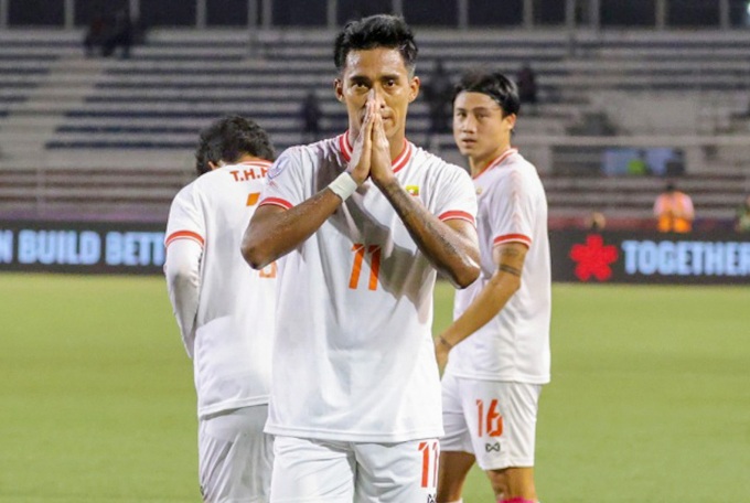 Myanmar 1-0 Lào (Hiệp 1): Cú đánh đầu chớp nhoáng