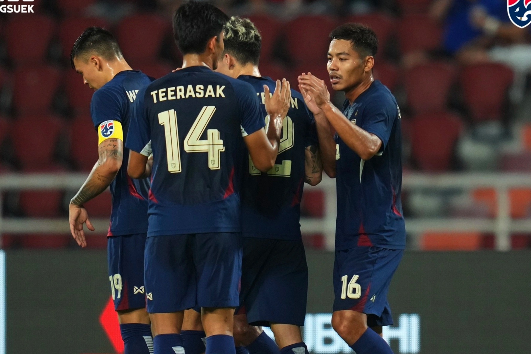 Thái Lan 1-1 Campuchia (hết hiệp 1): Hai bàn chớp nhoáng trong 2 phút