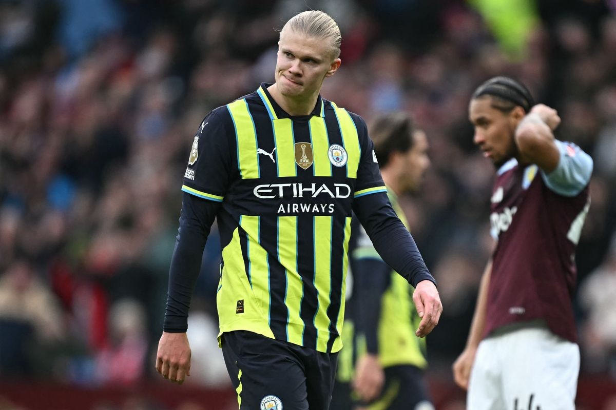 Man City thua Aston Villa, sắp mất suất dự cúp châu Âu