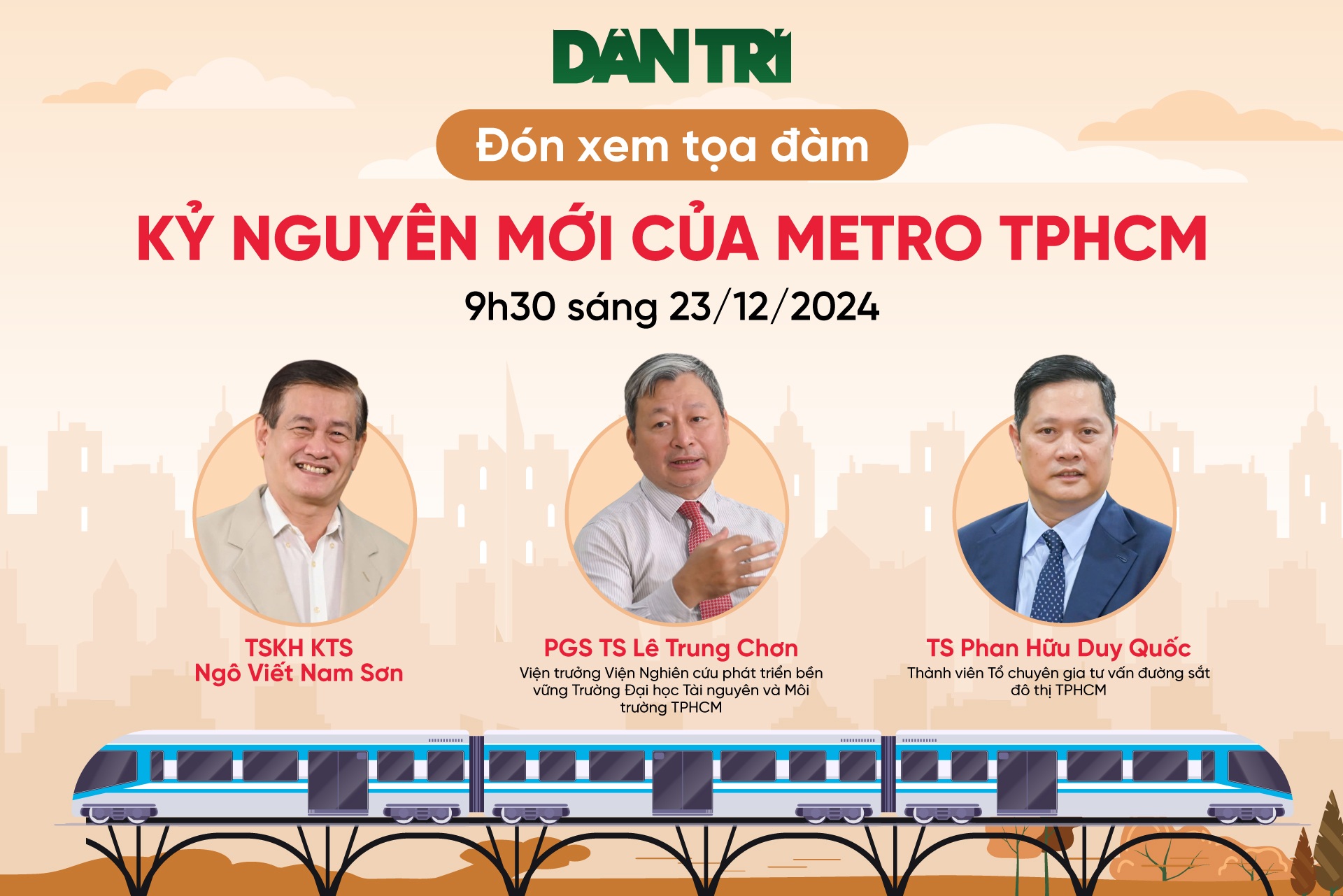 Tọa đàm Kỷ nguyên mới của Metro TPHCM