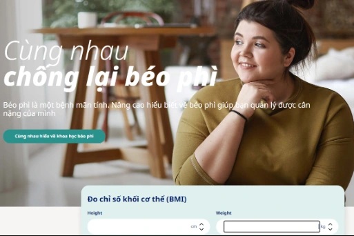 Ra mắt website nâng cao nhận thức cộng đồng về béo phì