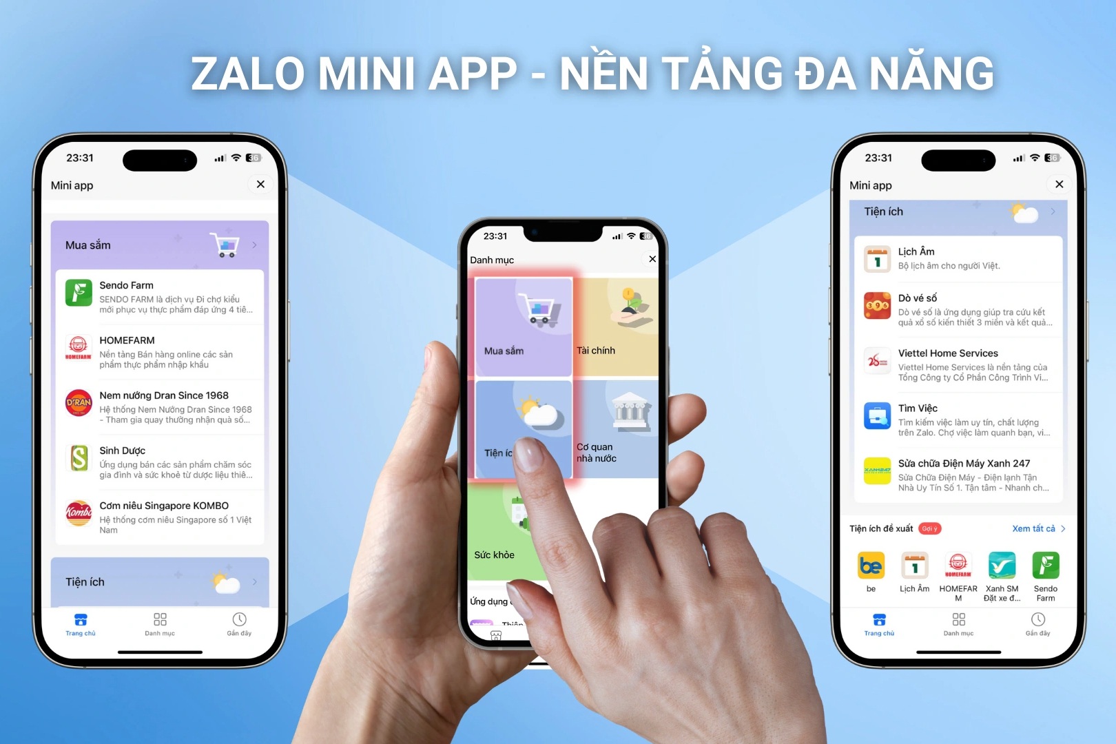 Zalo Mini App - tiện cho người dùng, tiềm năng cho doanh nghiệp