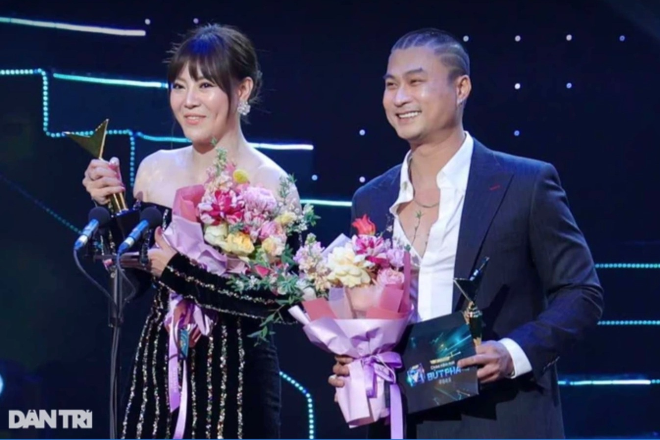 Thanh Hương, Duy Hưng xúc động khi nhận giải Ấn tượng VTV 2024