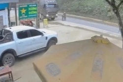 Dắt xe đạp qua đường, người phụ nữ bị xe tải cán tử vong