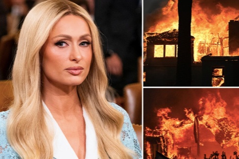 Paris Hilton đau lòng khi biệt thự triệu USD bị thiêu rụi do cháy rừng