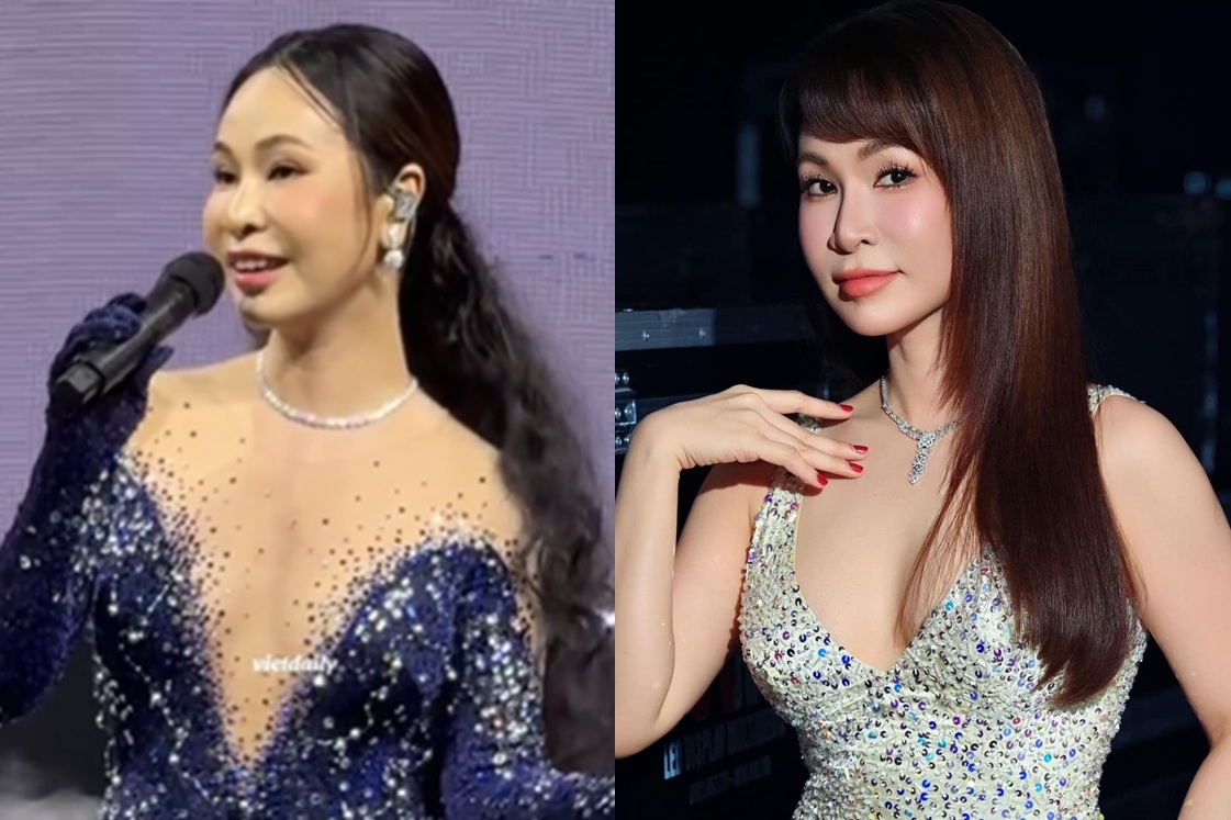 Vẻ ngoài khác lạ của Uyên Linh gây chú ý