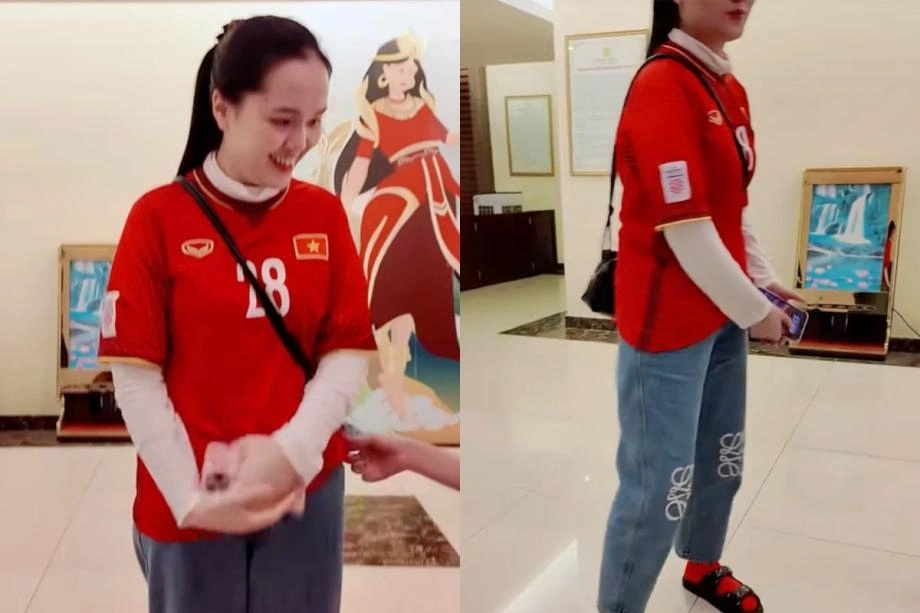 Bà xã Duy Mạnh diện hàng hiệu trăm triệu đồng nhưng vẫn bị chê "lạc quẻ"