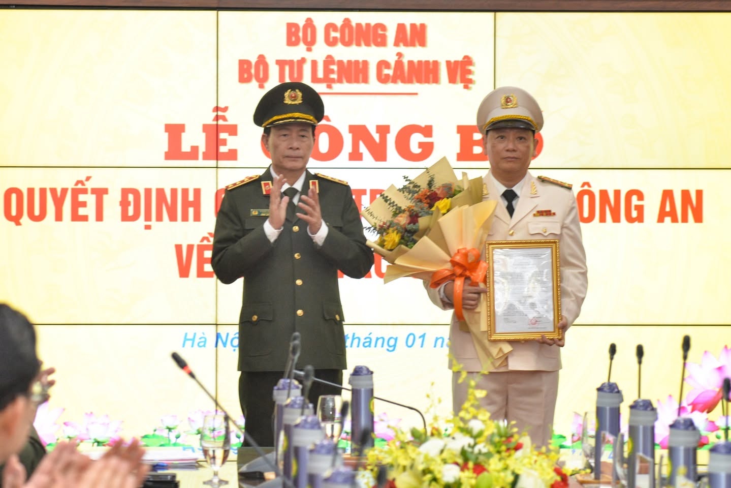 Phó giám đốc Công an Hà Nội làm Tư lệnh Cảnh vệ Bộ Công an