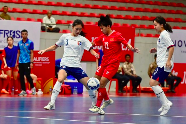 Đội tuyển futsal nữ Việt Nam rộng cửa tiến xa tại giải vô địch châu Á