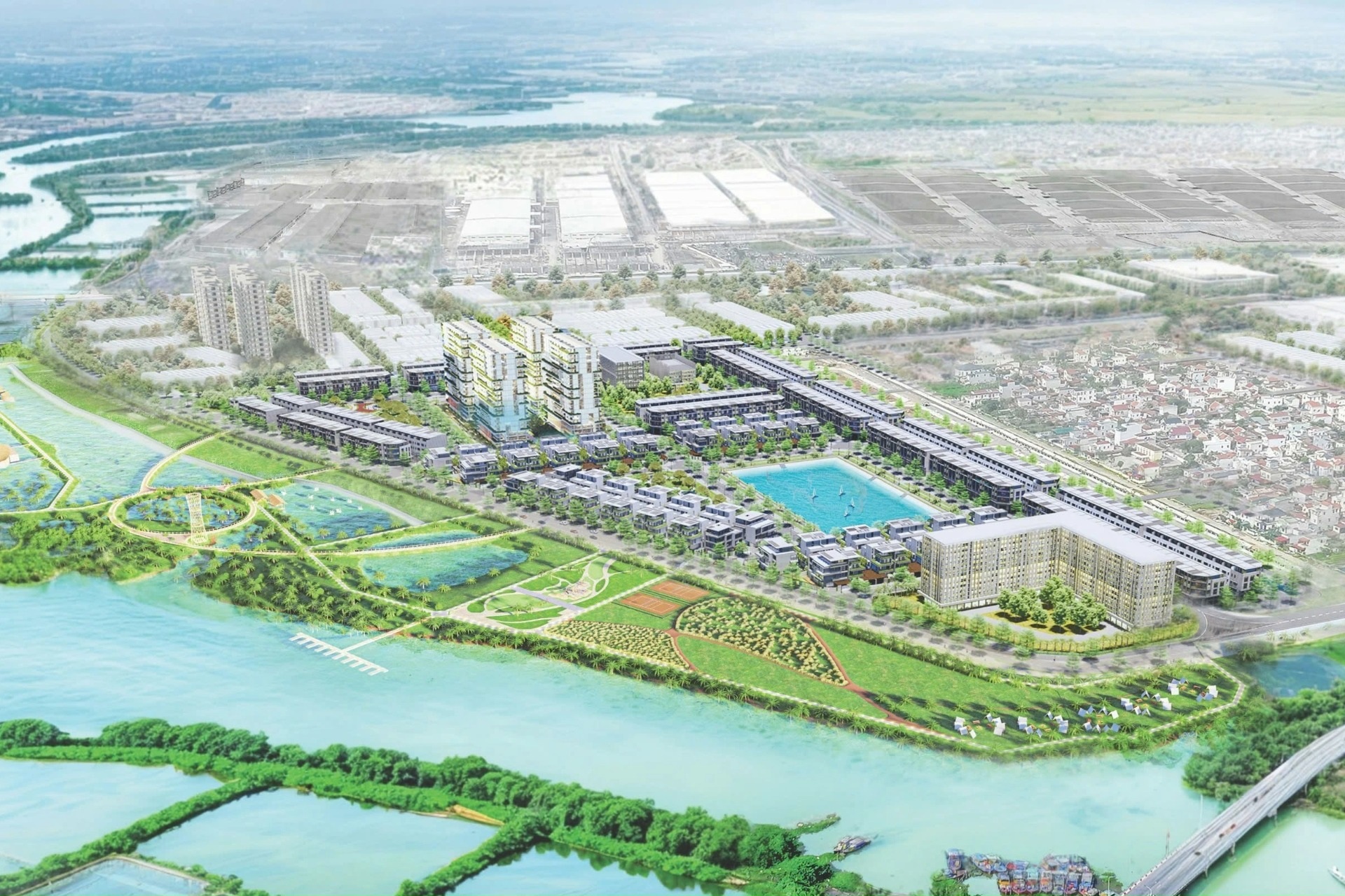 Diêm Điền Riverside - dự án bất động sản xanh đa tiện ích tại Thái Bình
