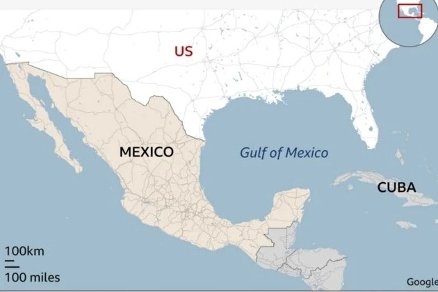 Mỹ chính thức đổi tên Vịnh Mexico
