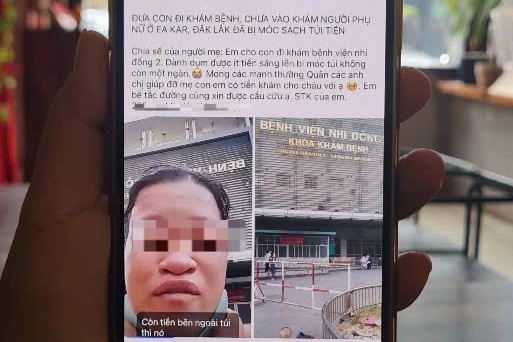 Vụ người phụ nữ ôm con khóc cầu cứu ở TPHCM: Công an vào cuộc