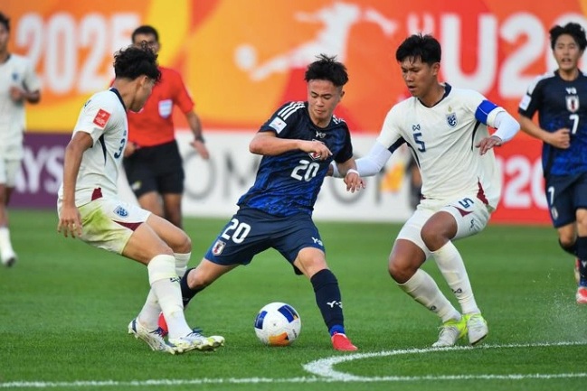 Theo chân Indonesia, U20 Thái Lan thua đậm tại giải châu Á