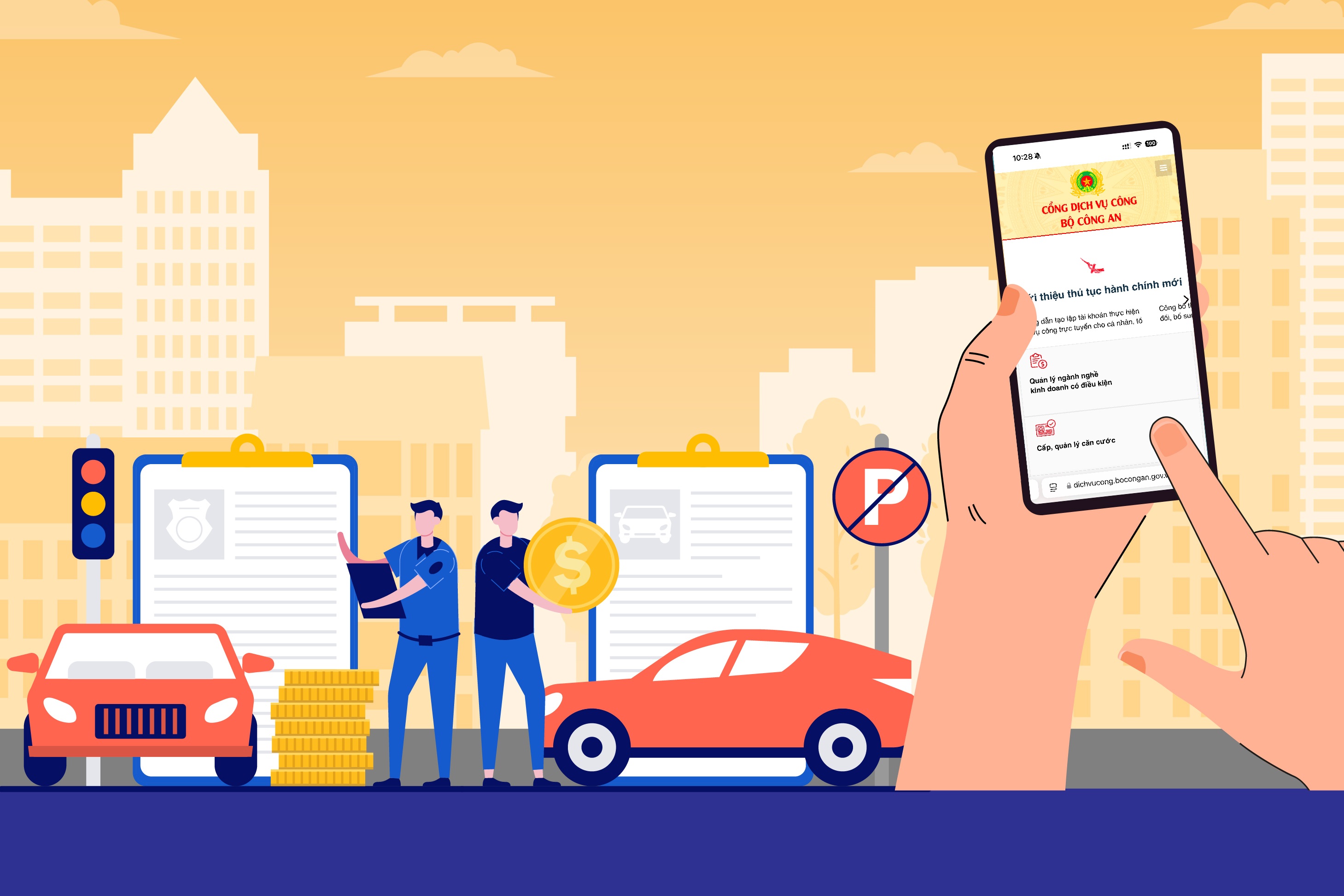 Người dân nộp phạt vi phạm giao thông bằng những cách nào?