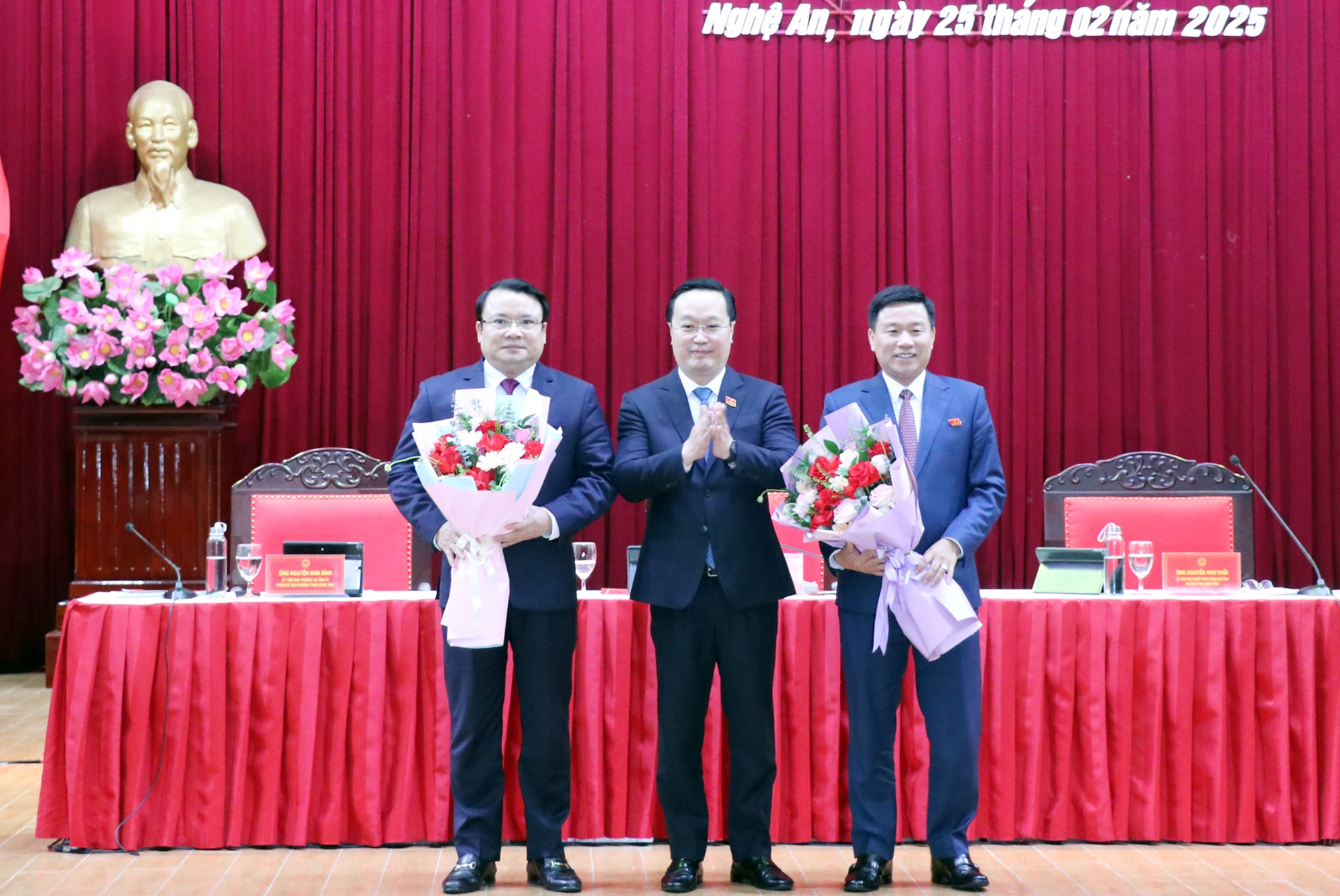 Nghệ An có 5 Phó Chủ tịch UBND tỉnh