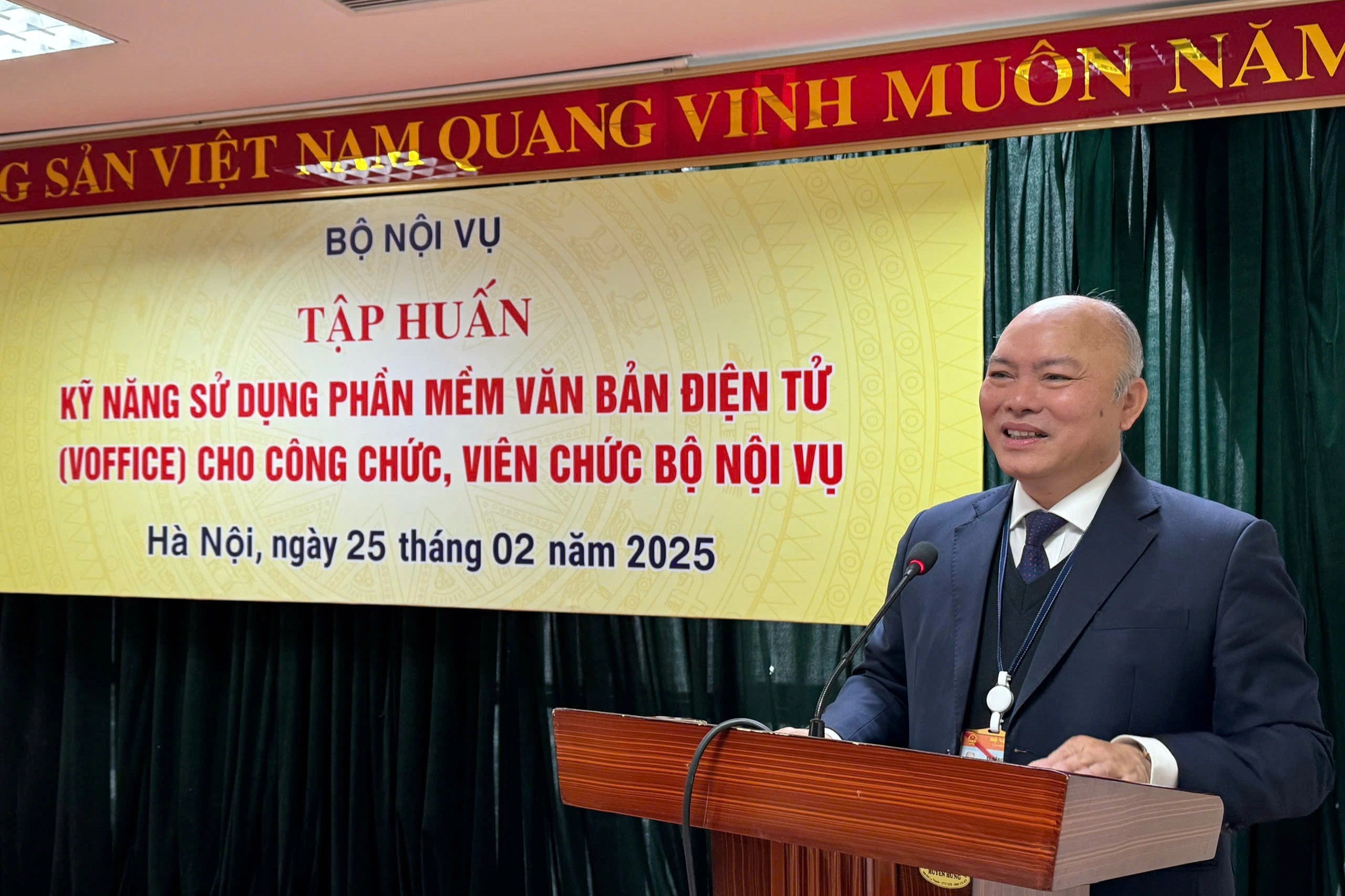Bộ Nội vụ tập huấn sử dụng phần mềm điện tử cho 480 cán bộ, công chức