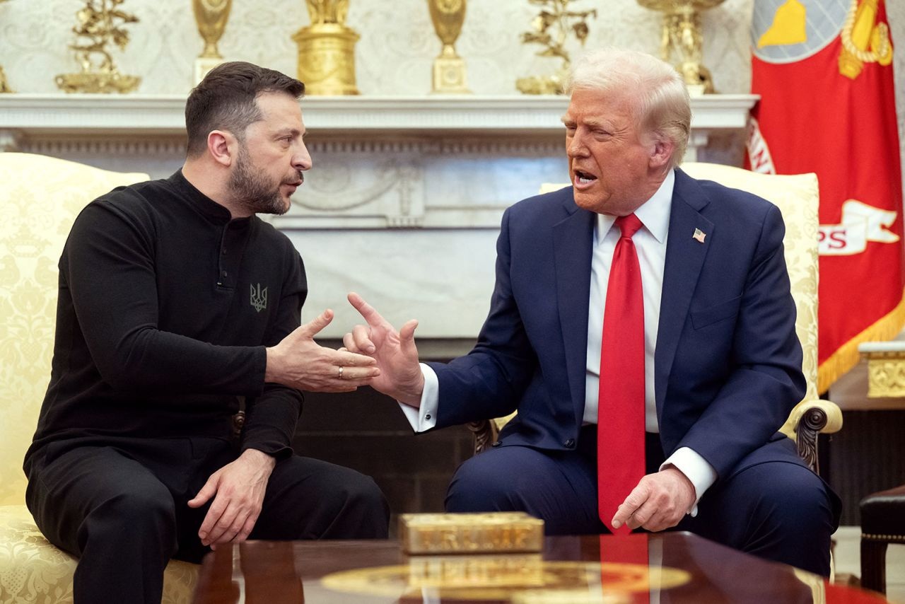 Ông Trump và ông Zelensky tranh cãi nảy lửa, không ký thỏa thuận khoáng sản
