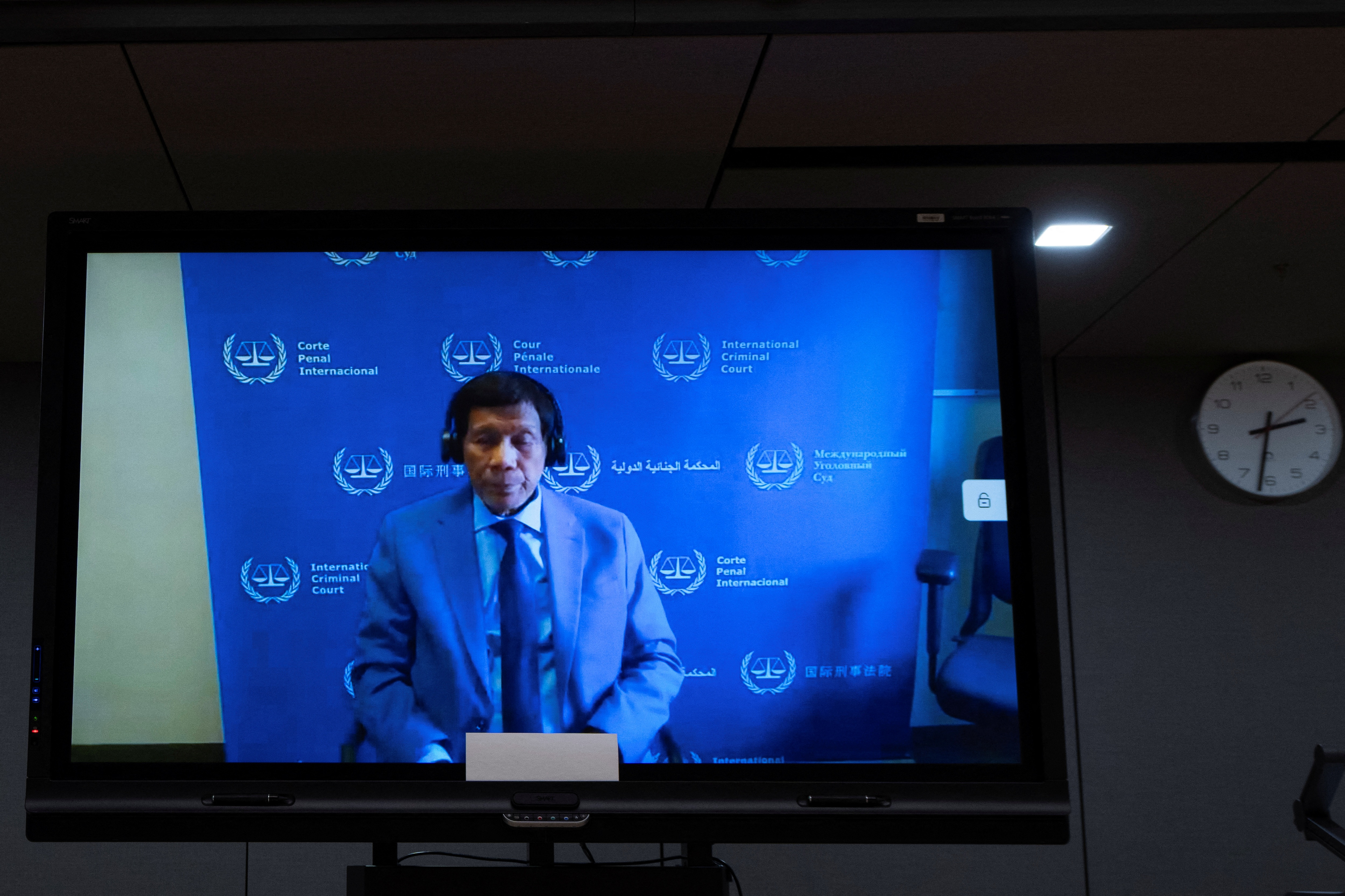 Cựu Tổng thống Duterte dự phiên điều trần đầu tiên của ICC sau khi bị bắt