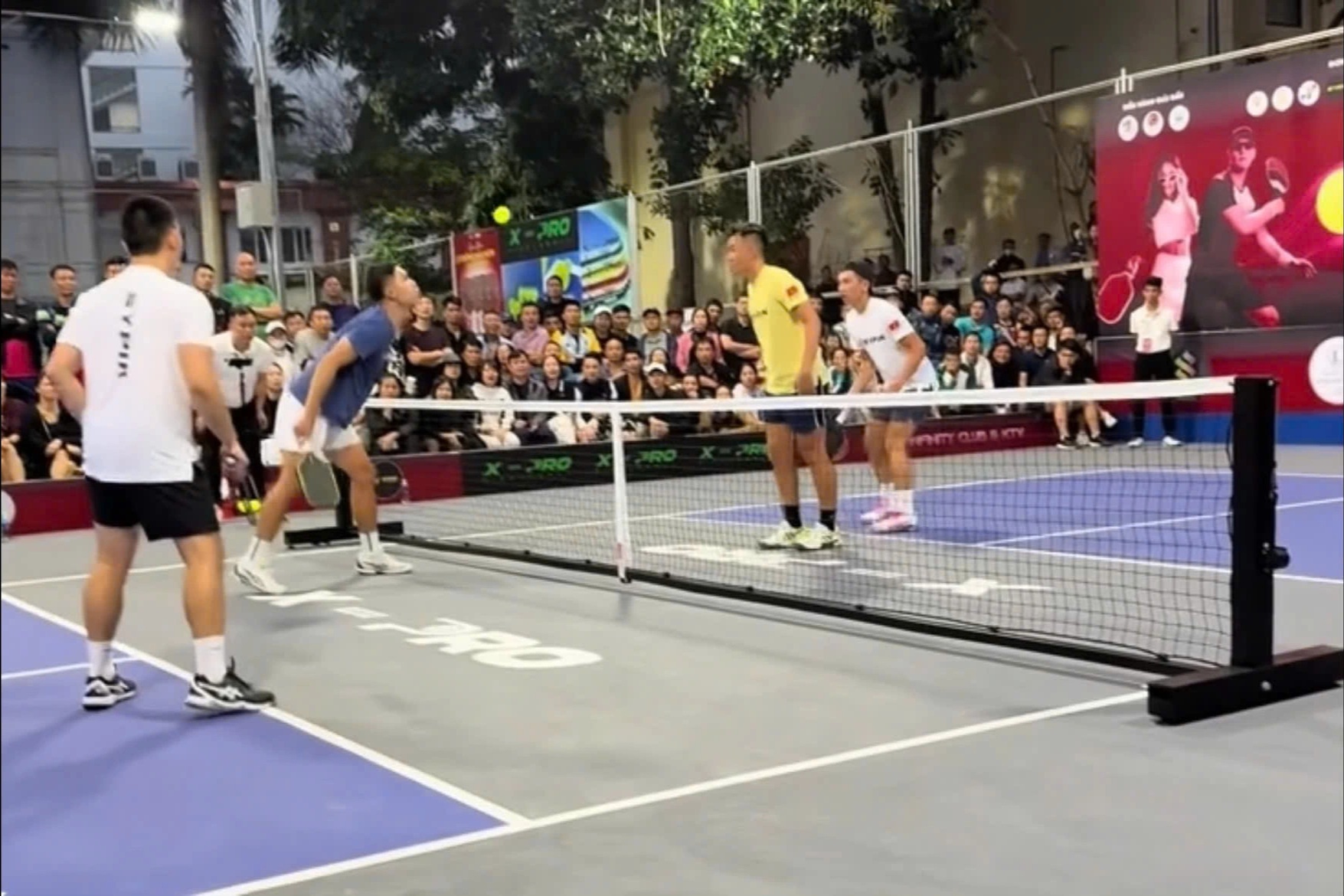Tranh cãi vận động viên pickleball ghi điểm... bằng miệng