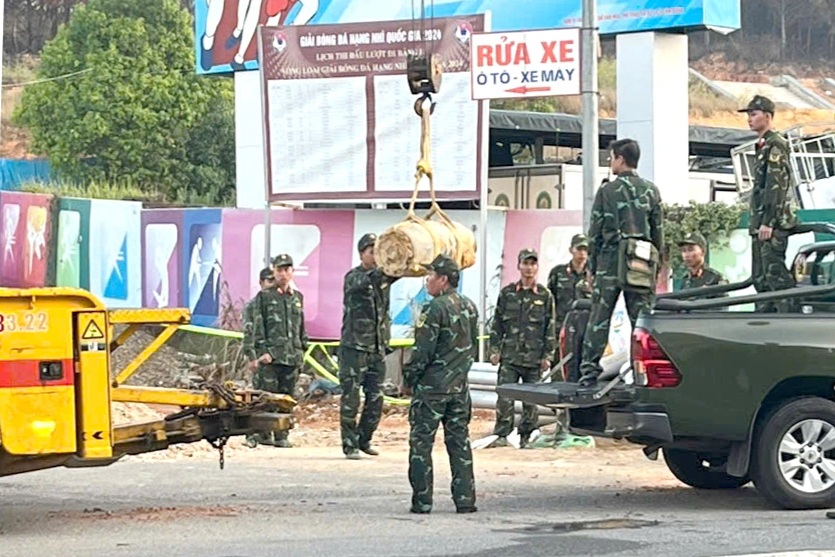 Xử lý quả bom M117 ở thành phố Đà Lạt