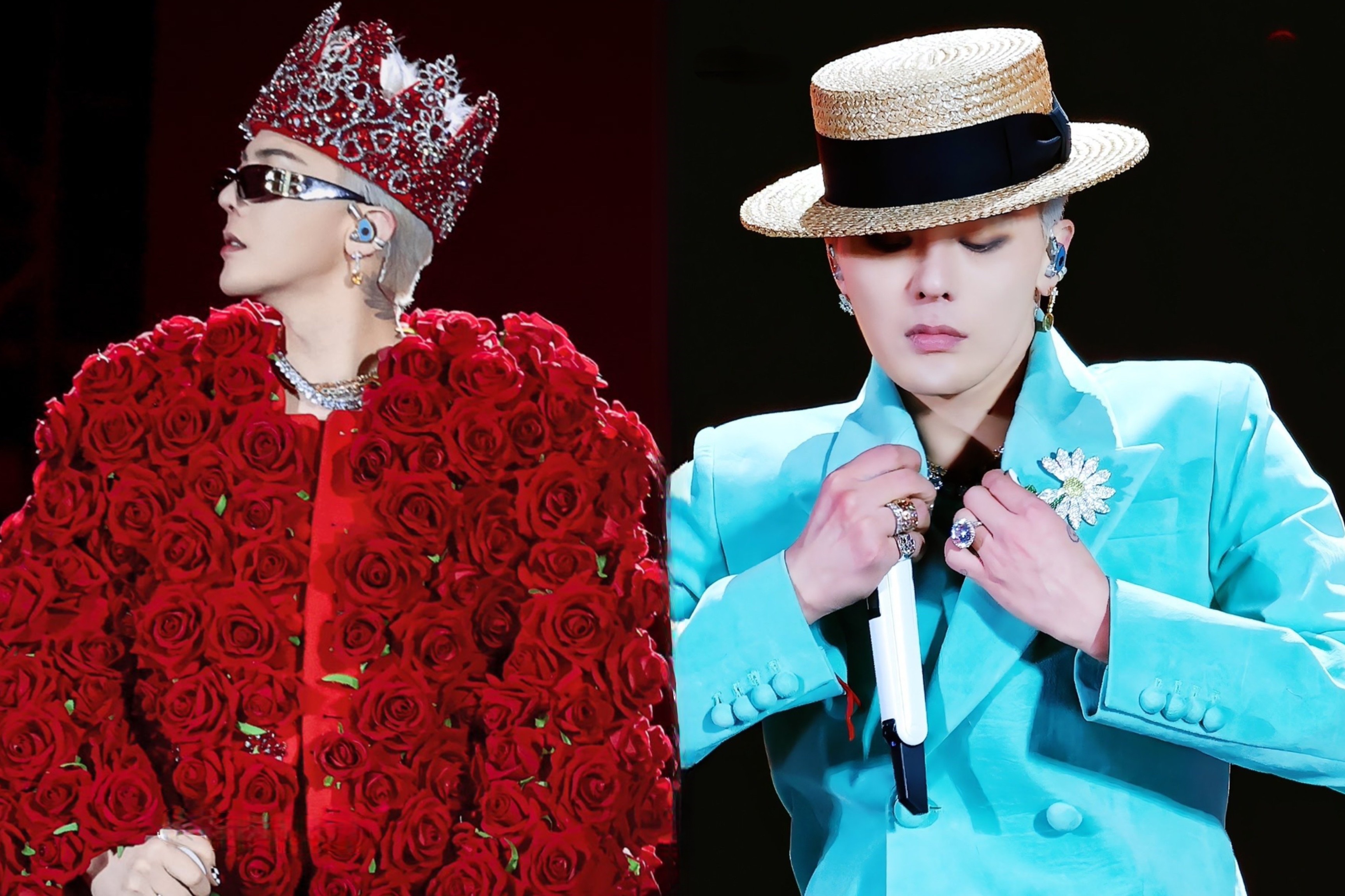 G-Dragon gây sốt khi diện áo hoa hồng, trang sức kim cương chục tỷ đồng