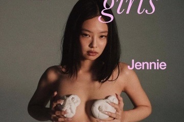Jennie gây sốc với ảnh bán khỏa thân trên tạp chí