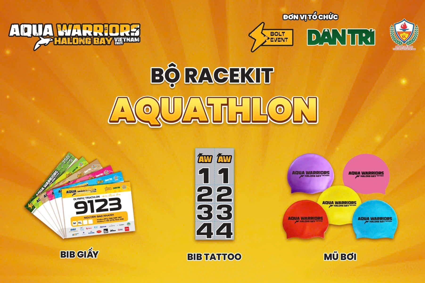 Trọn bộ vật phẩm từ Aqua Warriors Halong Bay 2025
