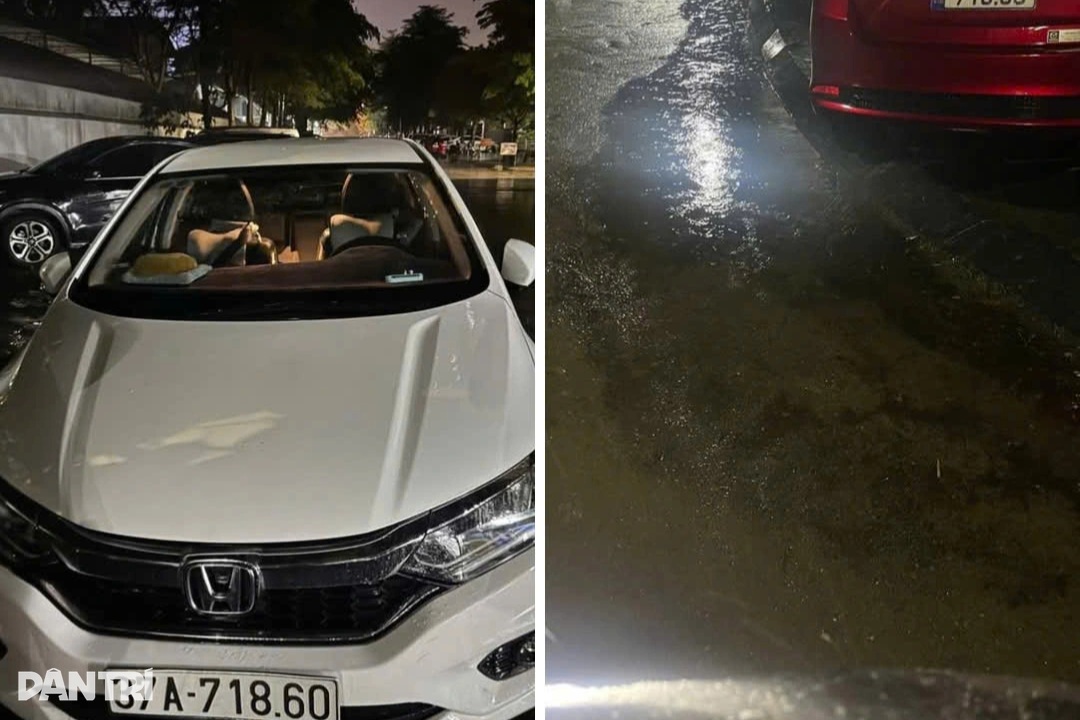 Hai xe cùng biển số đỗ cạnh nhau ở Nghệ An