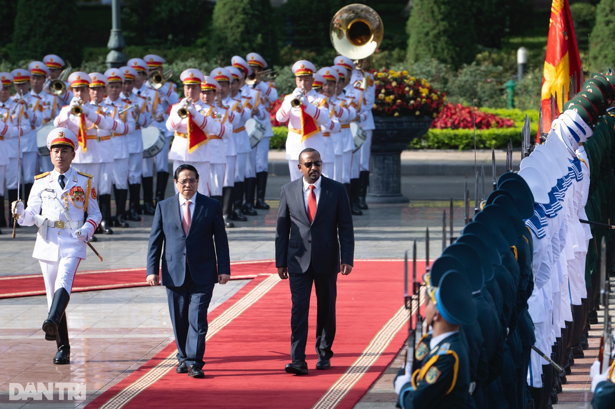 Toàn cảnh lễ đón Thủ tướng Ethiopia thăm chính thức Việt Nam
