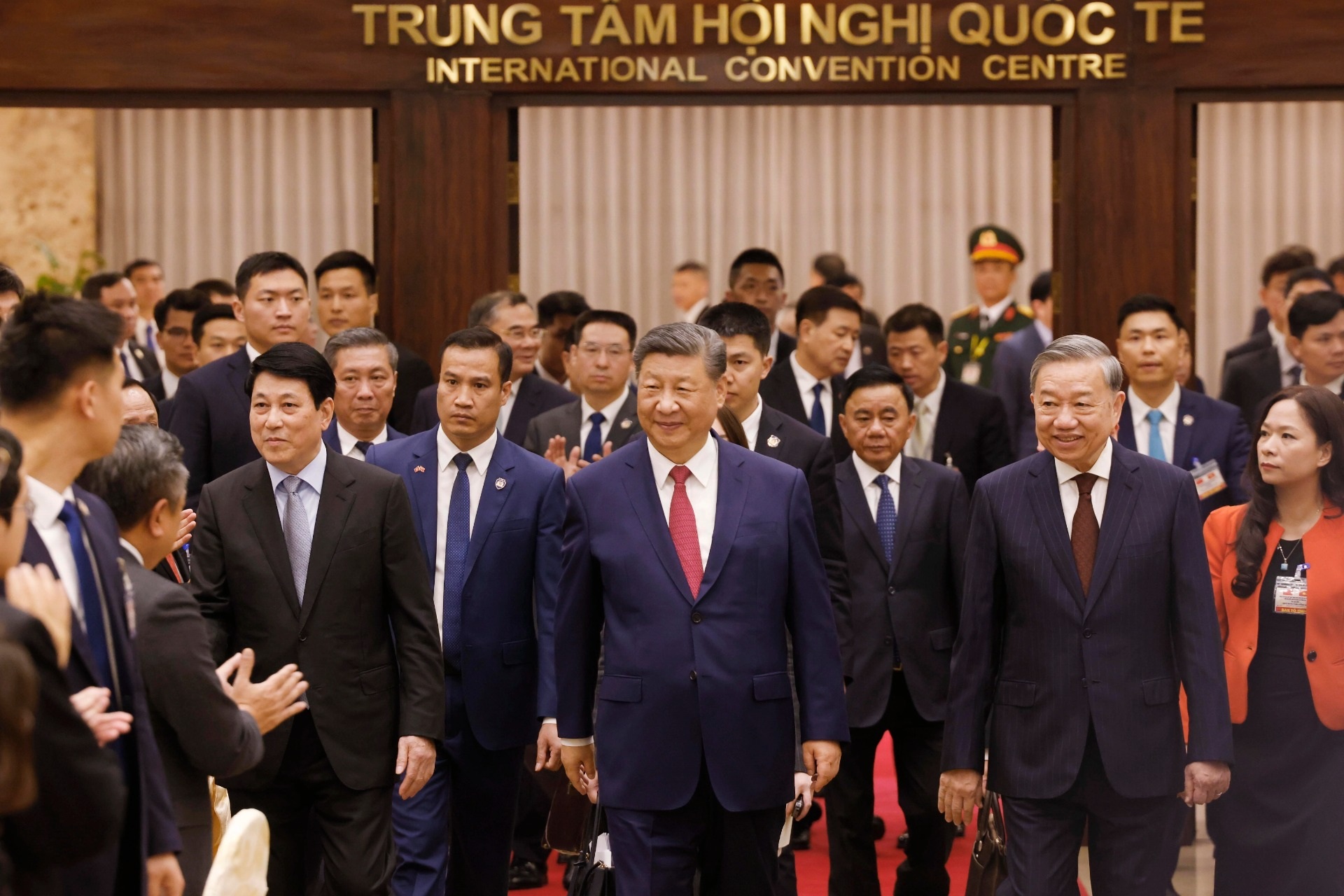 Tiệc chiêu đãi chào mừng Tổng Bí thư, Chủ tịch nước Trung Quốc Tập Cận Bình