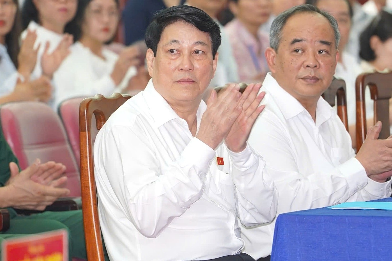 Chủ tịch nước Lương Cường lần đầu tiên tiếp xúc cử tri TPHCM