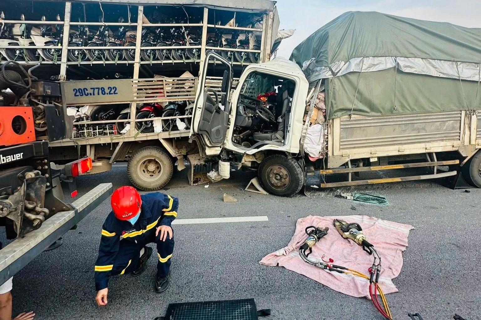Tai nạn trên cao tốc Mai Sơn - Quốc lộ 45, 2 người tử vong