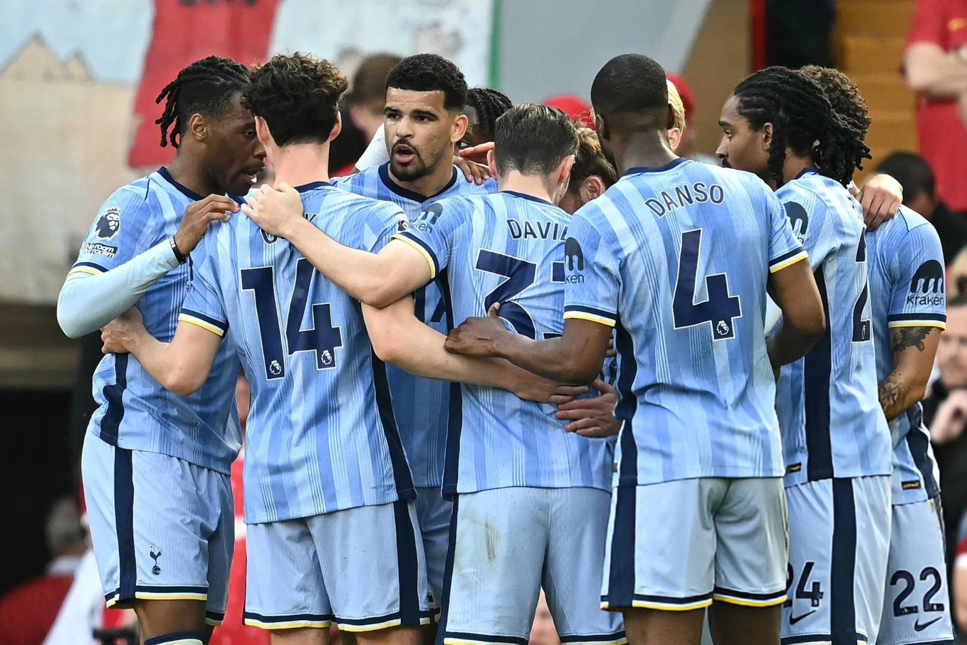 Liverpool 1-1 Tottenham (hiệp 1): Diaz quân bình tỷ số