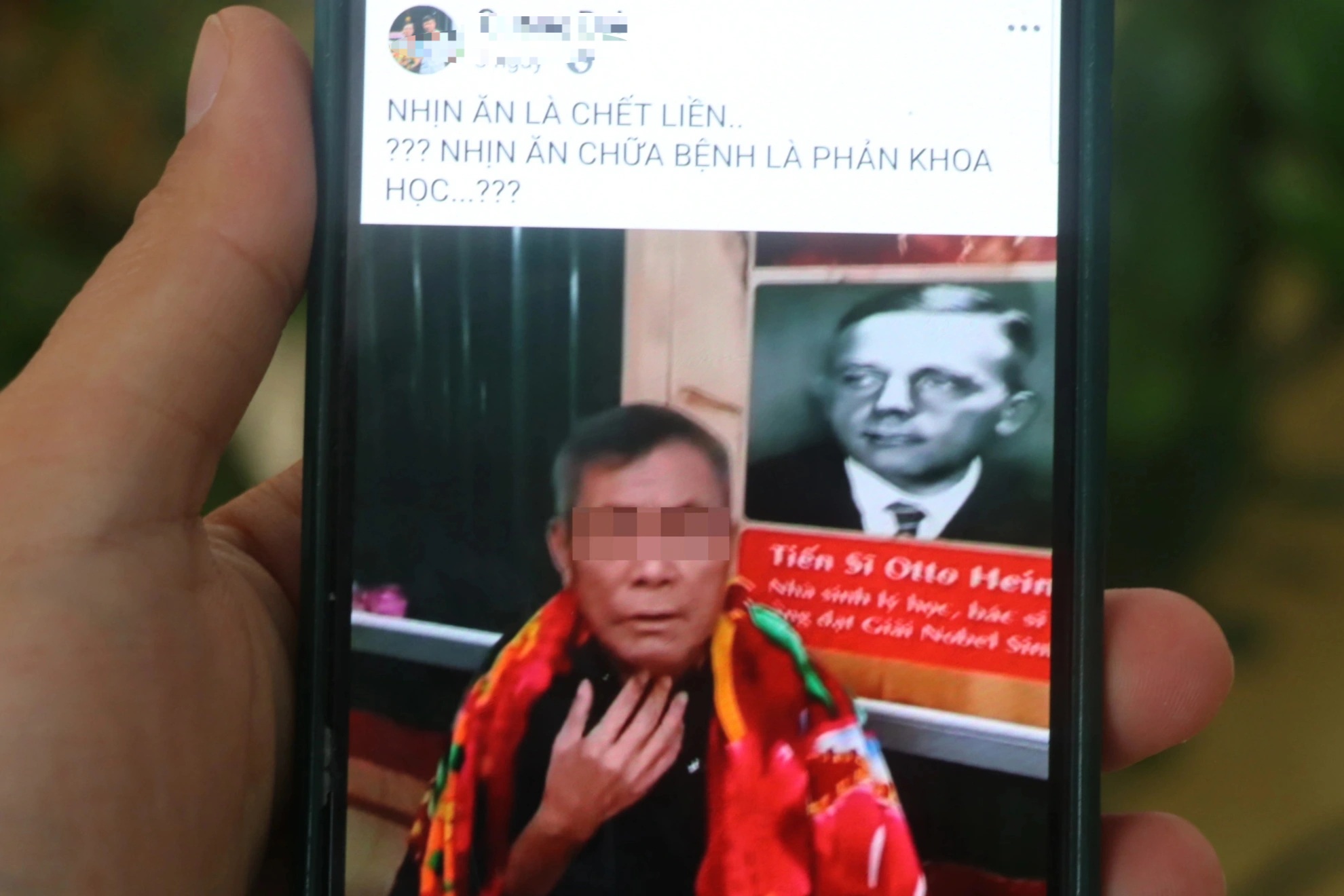 Nghệ An: Theo dấu quảng cáo chữa ung thư bằng nước i-on và nhịn ăn