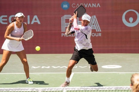 Ngược dòng nghẹt thở, Quang Dương tiến sâu ở giải pickleball ở Mỹ