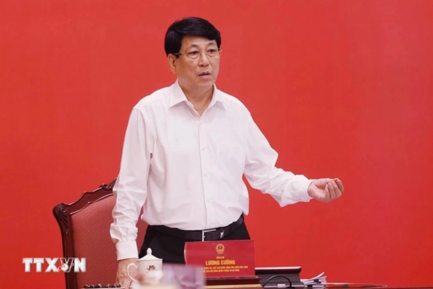 Chủ tịch nước Lương Cường: Không để bị động, bất ngờ về an ninh quốc phòng