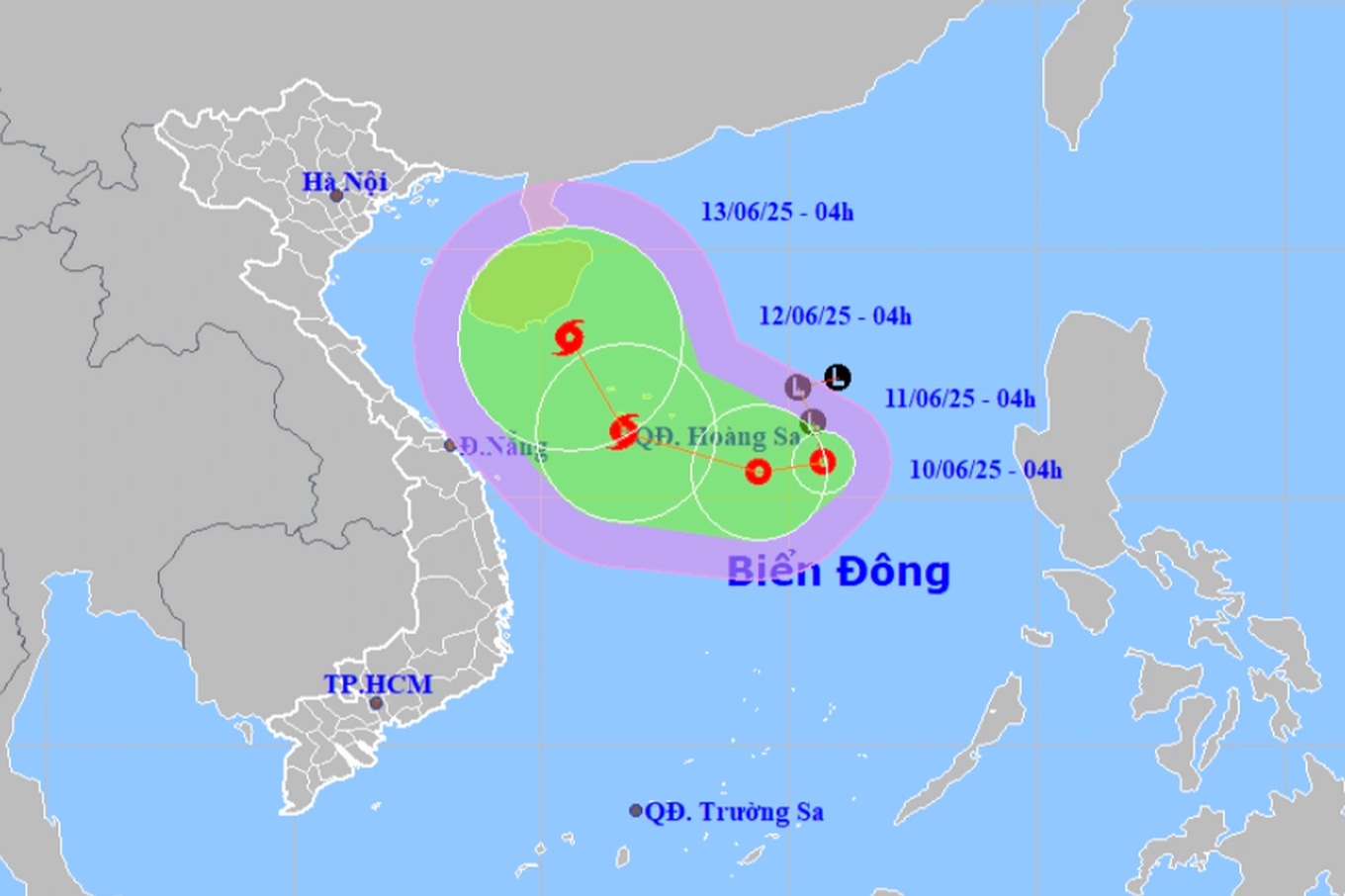 Đề nghị các địa phương theo dõi chặt chẽ diễn biến của áp thấp nhiệt đới
