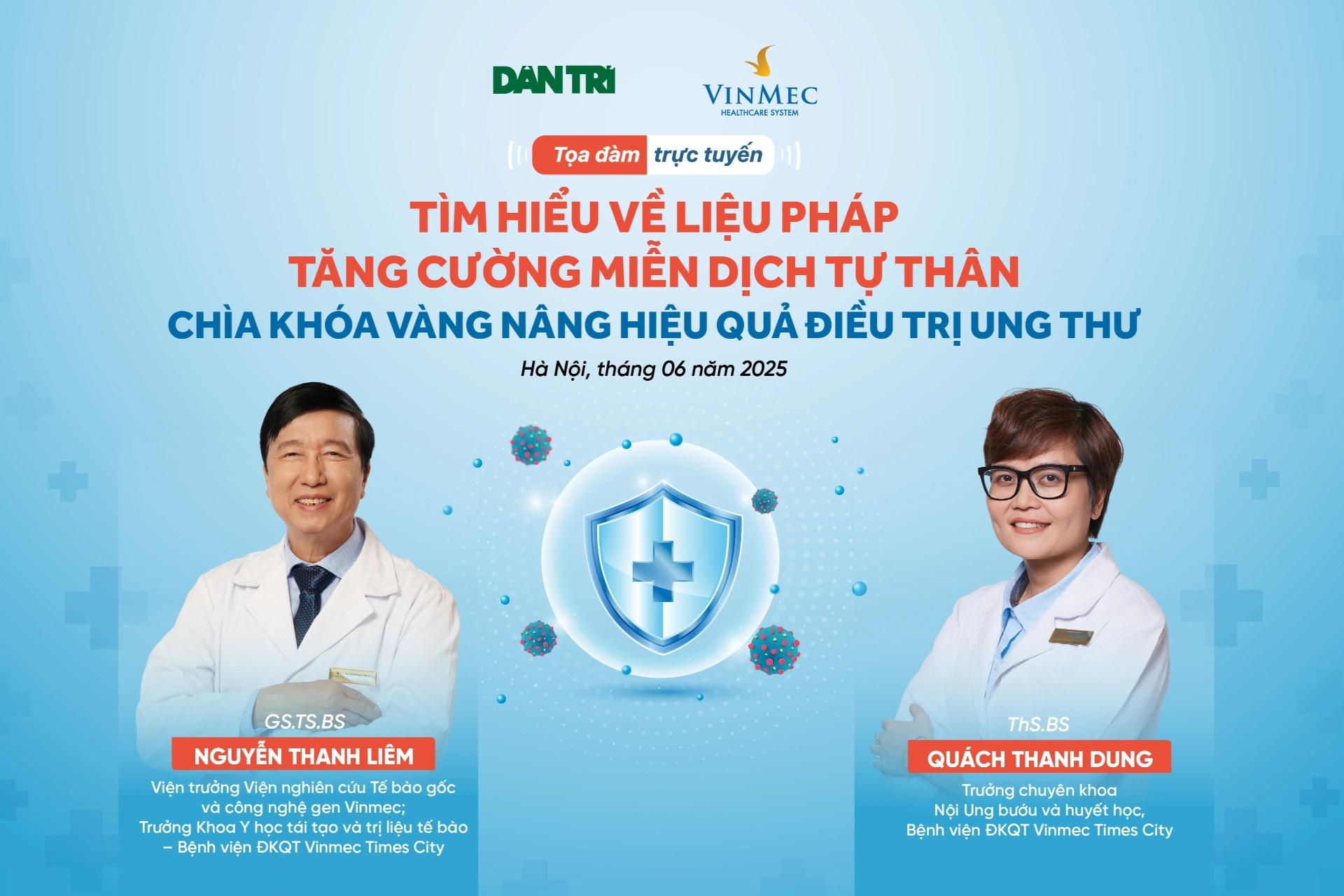 Tọa đàm: Liệu pháp tăng cường miễn dịch tự thân - "chìa khóa vàng" trong điều trị ung thư
